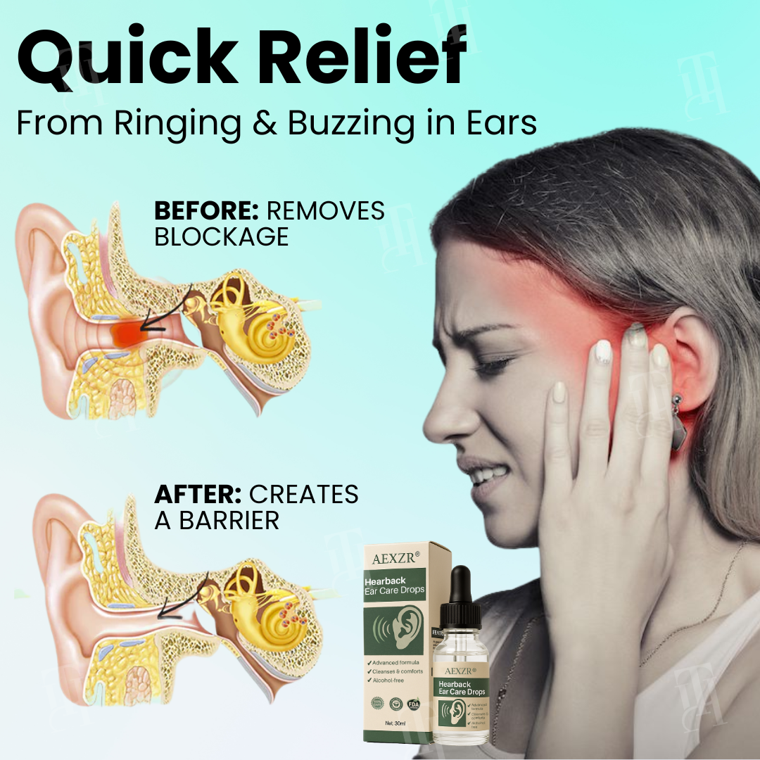 🌟 Official Store ⚡ Fast-Acting Relief | AEXZR® Hearback Ear Care Drops