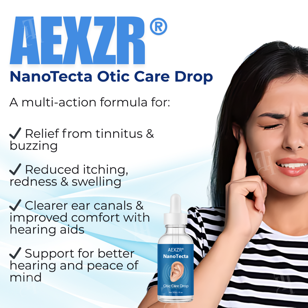 🌟 Official Store ⚡ Fast-Acting Relief | AEXZR® NanoTecta Otic Care Drop