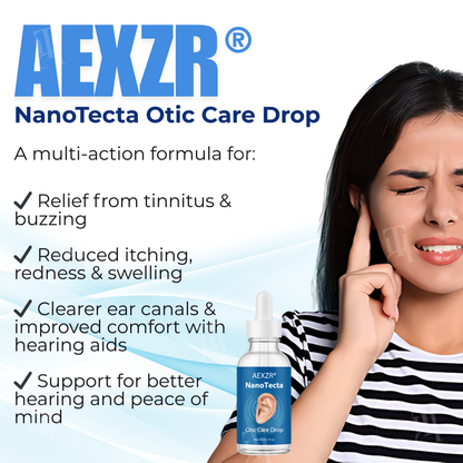 🌟 Official Store ⚡ Fast-Acting Relief | AEXZR® NanoTecta Otic Care Drop