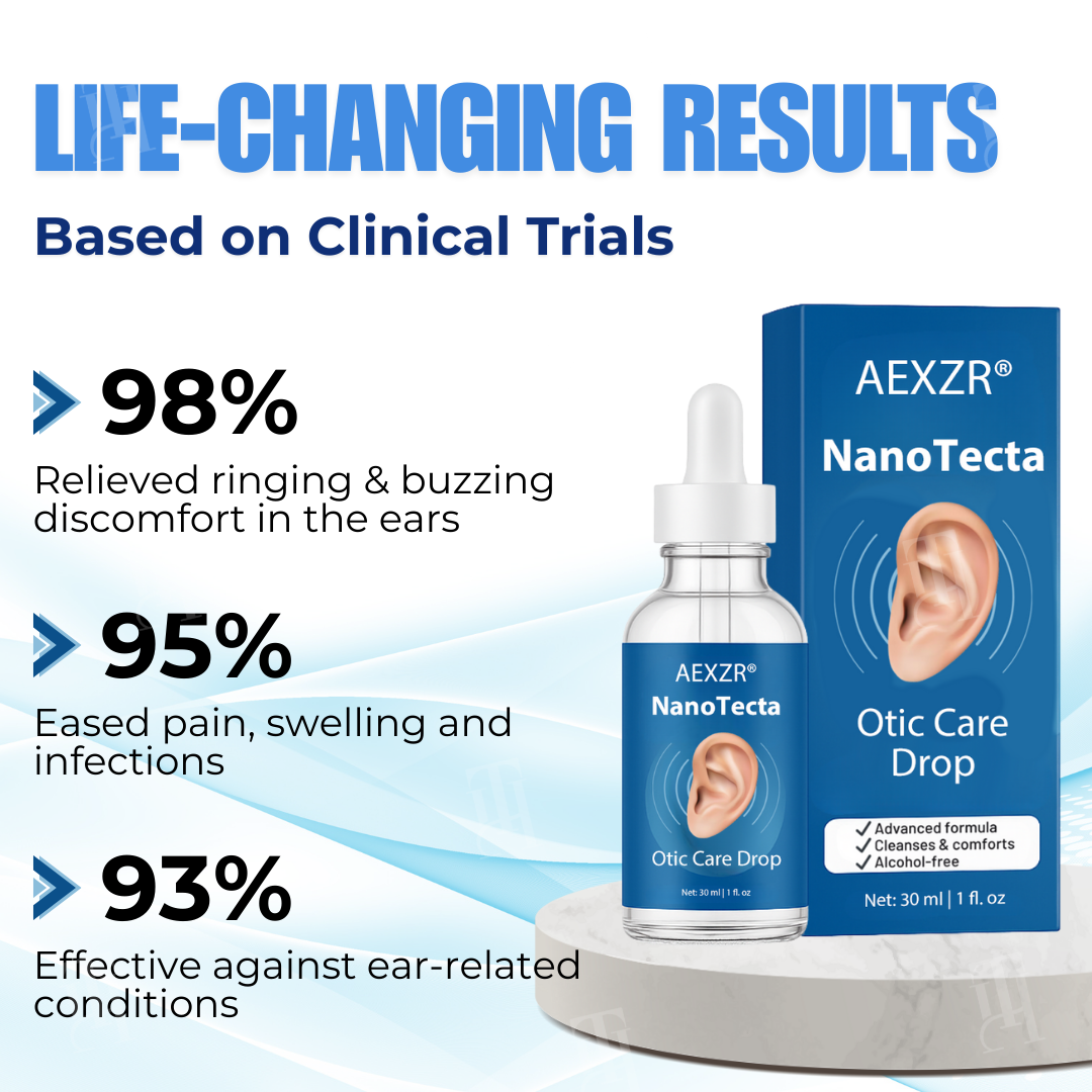 🌟 Official Store ⚡ Fast-Acting Relief | AEXZR® NanoTecta Otic Care Drop