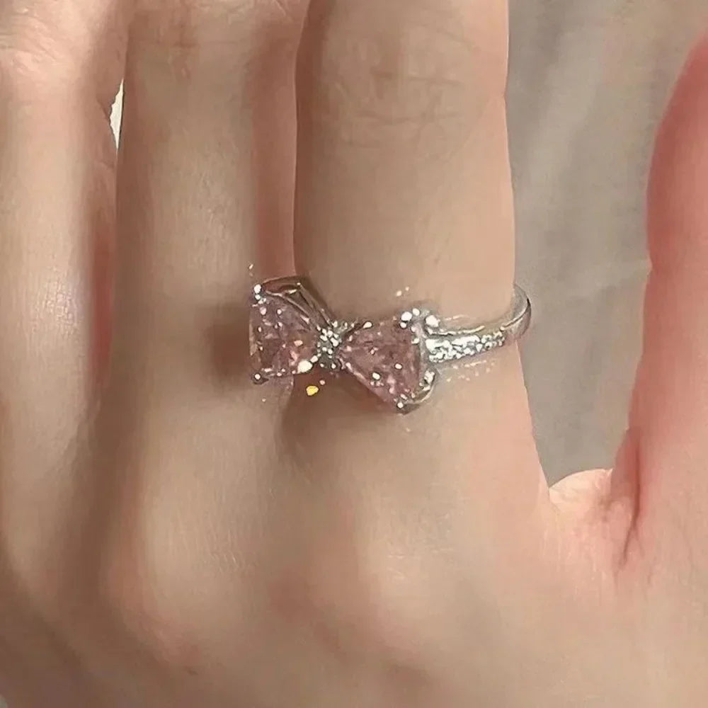 CZTICLE® Fashion Adjustable Bow Ring Jewelry