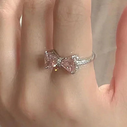 CZTICLE® Fashion Adjustable Bow Ring Jewelry